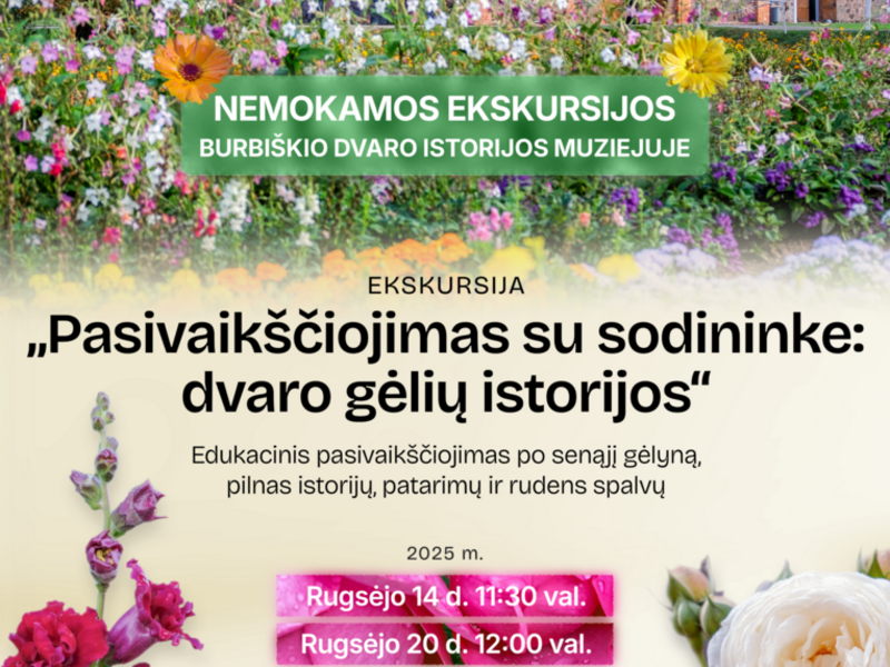 NEMOKAMOS EKSKURSIJOS SU GĖLININKE