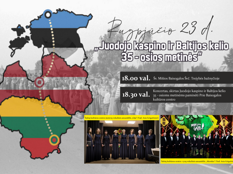 JUODOJO KASPINO IR BALTIJOS KELIO 35-OSIOS METINĖS