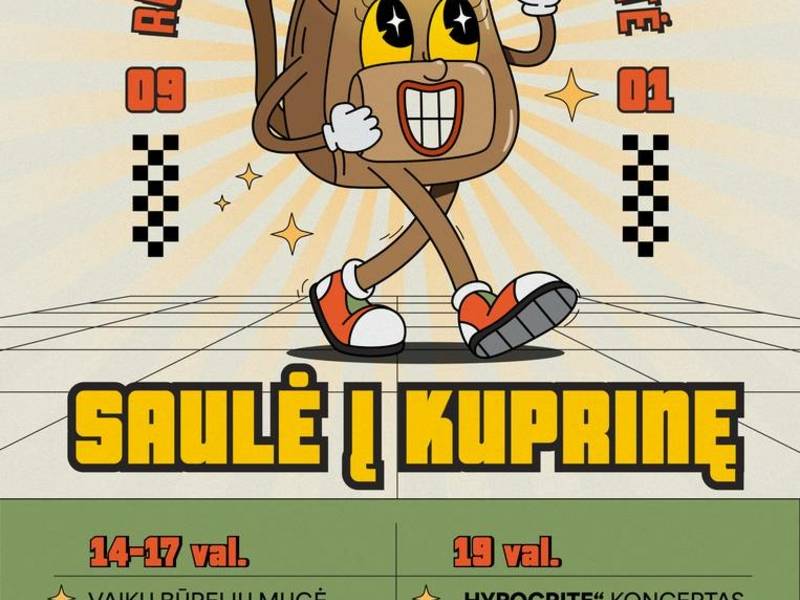 RUGSĖJO 1-OSIOS DIENOS ŠVENTĖ „SAULĖ Į KUPRINĘ“