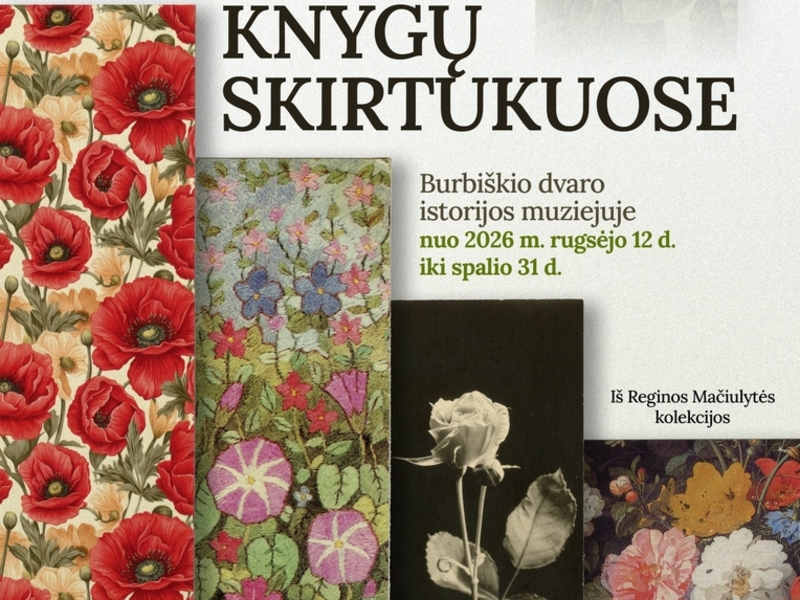 „GĖLĖS KNYGŲ SKIRTUKUOSE“ 